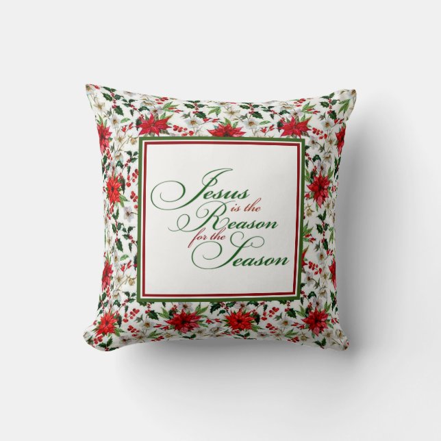 Coussin de Noël joyeux (Recto)