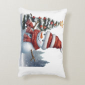 Coussin de Noël Joyeux et Lumineux (Dos(Vertical))
