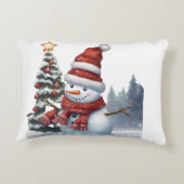 Coussin de Noël Joyeux et Lumineux (Dos)