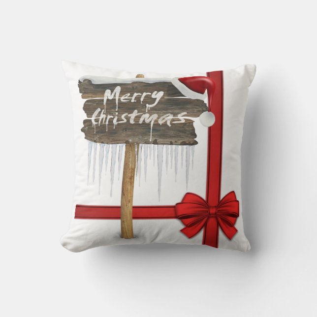 Coussin de Noël, Joyeux Noël (Recto)