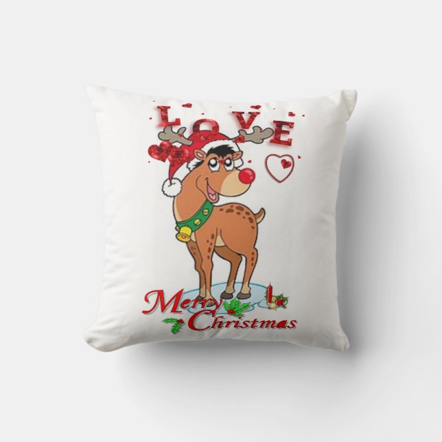 Coussin de Noël, Joyeux Noël (Recto)
