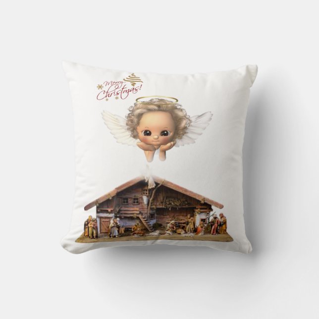 Coussin de Noël, Joyeux Noël (Recto)