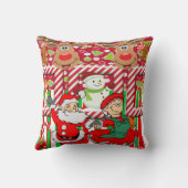 Coussin de Noël, Mme Claus Santa (Verso)