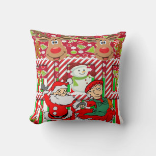 Coussin de Noël, Mme Claus Santa