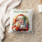 Coussin de Noël Pause Café de Santa (Couverture)