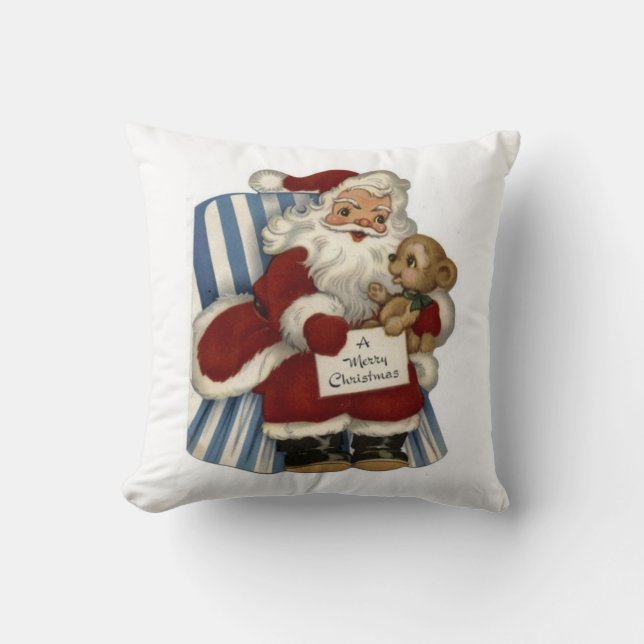 Coussin de Noël Père Noël (Recto)