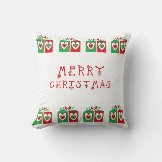 Coussin de Noël pour canapé ou lit (Recto)