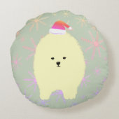 Coussin de Noël pour chien Poméranie (Dos)