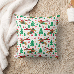 Coussin de Noël pour teckel