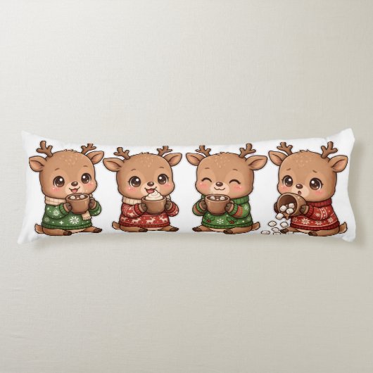 coussin de Noël renne (Devant)