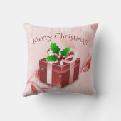 Coussin de Noël rouge en jeté (Verso)
