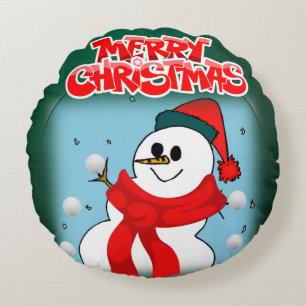 Coussin de Noël, Snowman