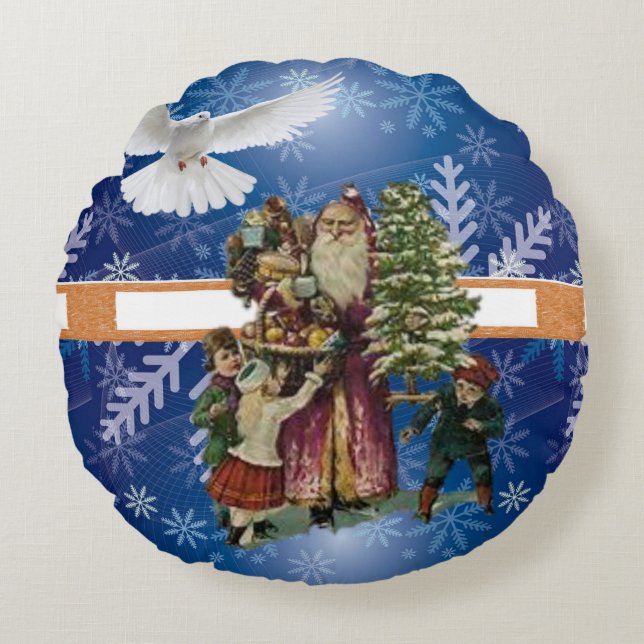 Coussin de Noël, Vintage (Devant)