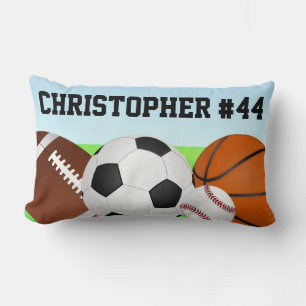 Coussin de nom personnalisé All-Star Sports person