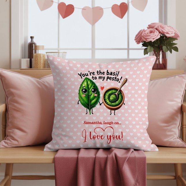 Coussin de nourriture de dessin animé drôle de Sai (Funny Valentine Cartoon Food Pillow Personalized)