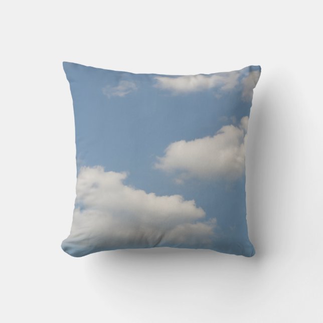 Coussin de nuages de cumulus fluffés (Recto)