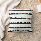 Coussin de nuages noirs et blancs (Couverture)