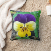 Coussin de Pansons Violet Et Jaune (Couverture)