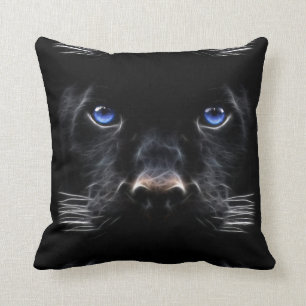 Coussin de panthère noire