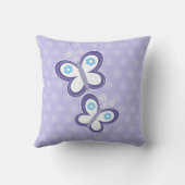 Coussin de papillons violets (Verso)
