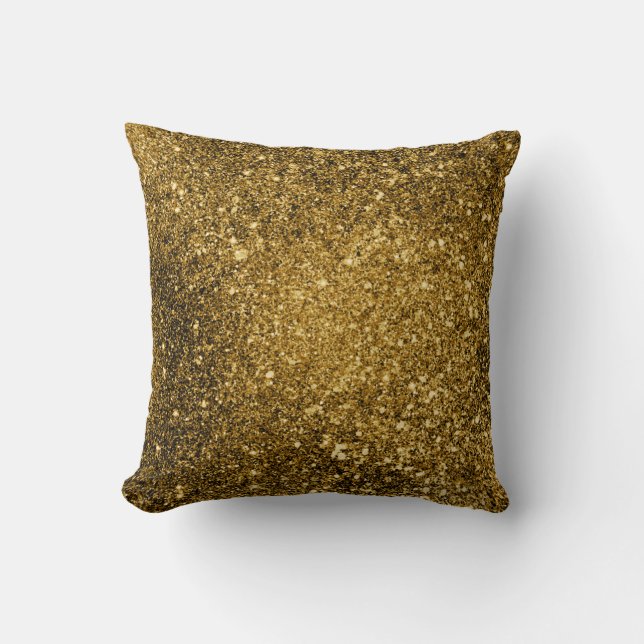 Coussin de parties scintillantes d'or (Recto)