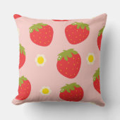 Coussin de pâte de fraise rose | Mignon anime kawa (Recto)