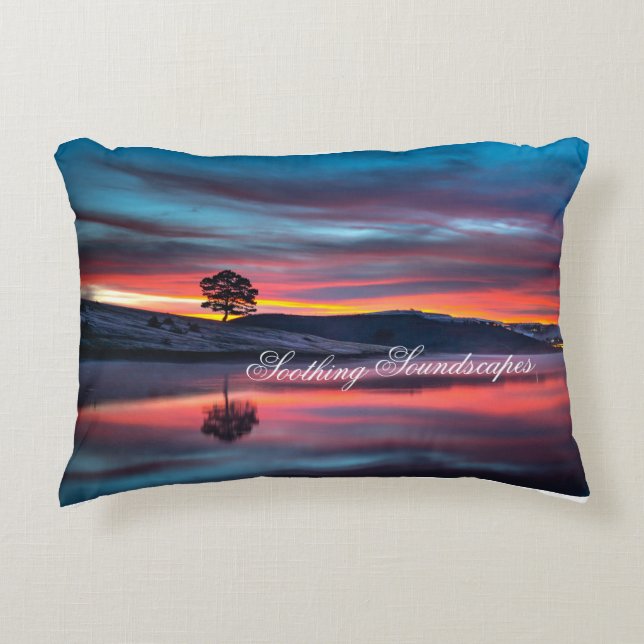 Coussin de paysages sonores apaisants (Devant)