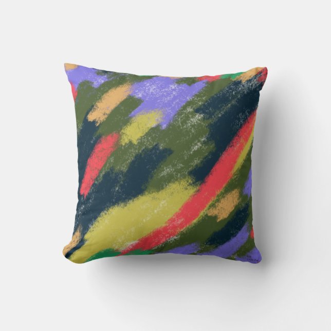 Coussin de peinture de doigt (Recto)