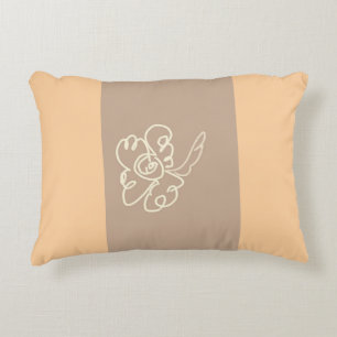 coussin de peinture de fleurs