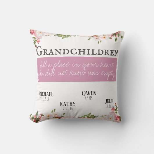 Coussin de petits-enfants (Recto)