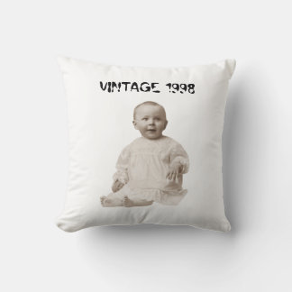 Coussin de photo de famille personnalisé Joyeux An