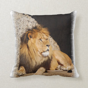 Coussin de photo de lion