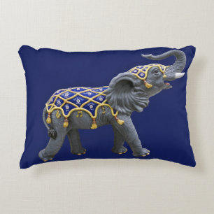 Coussin de photo d'éléphant animal de carrousel
