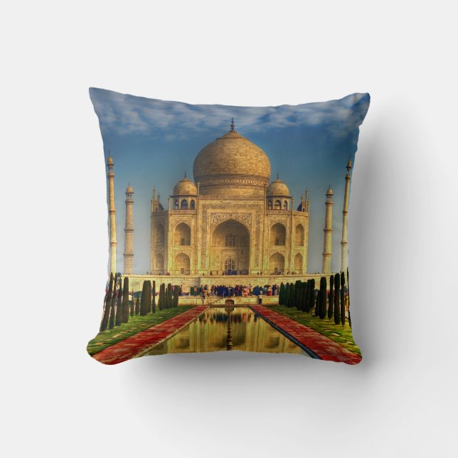 Coussin de photo du Taj Mahal (Recto)