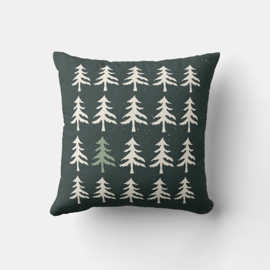 coussin de pin vert (Verso)