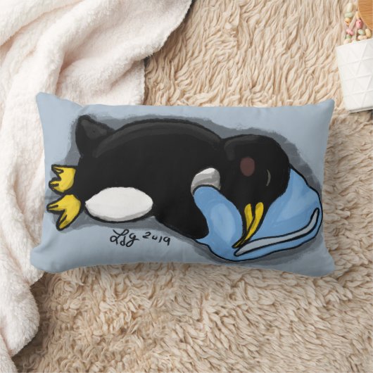 Coussin de pingouin dormant (Couverture)