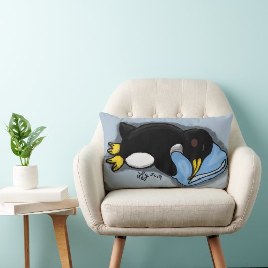 Coussin de pingouin dormant (Chaise)