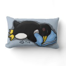 Coussin de pingouin dormant