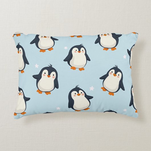 Coussin de pingouin mignon 3 (Devant)