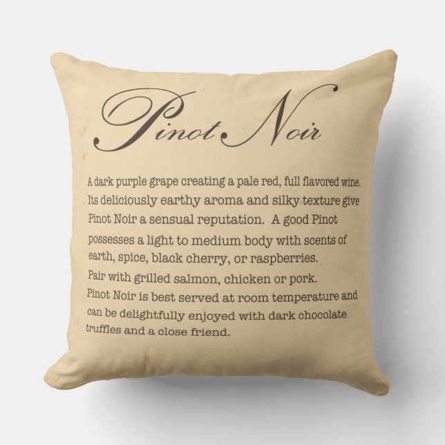 Coussin de pinot noir (Recto)