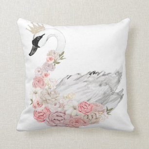 Coussin de pivoines de fille de crèche de bébé