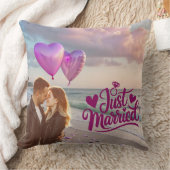 | Coussin de plage romantique pour jeunes mariés (Couverture)
