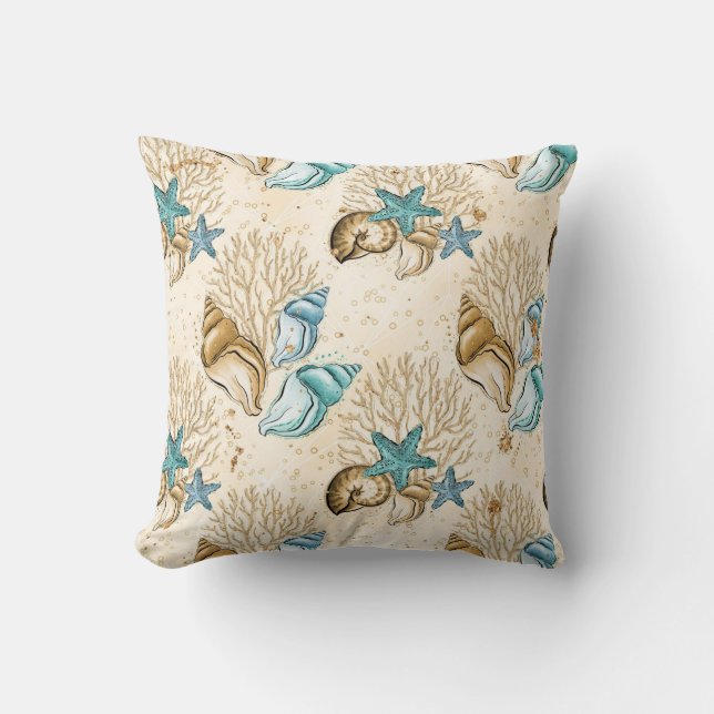 Coussin de plage tropical (Recto)