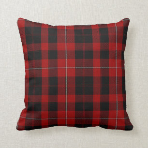 Coussin de plaid de tartan de Cunningham de clan