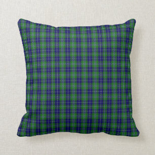 Coussin de plaid de tartan de Douglas de clan