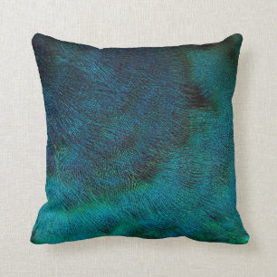 Coussin de plumage de paon