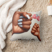 Coussin de Poing de Maman et Bébé – Lien d'Amour M (Couverture)