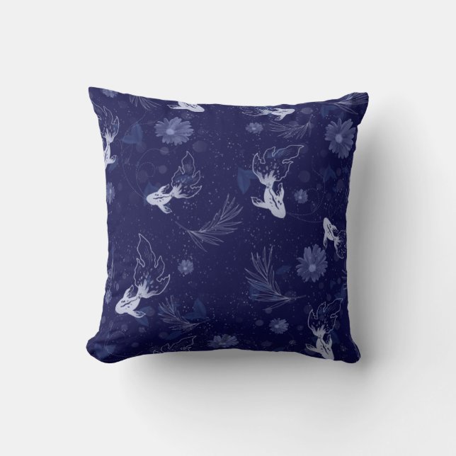 Coussin de poisson bleu (Recto)