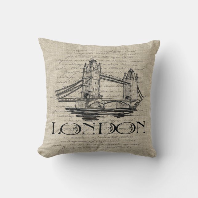 Coussin de pont de tour de Londres (Recto)