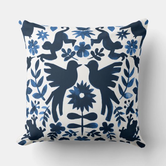 Coussin de porteur d'alliances de mariage d'Otomi (Recto)